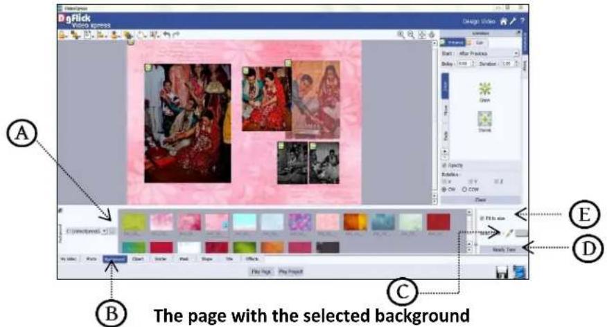 DgFlick Video Xpress - Background Tab - 1
