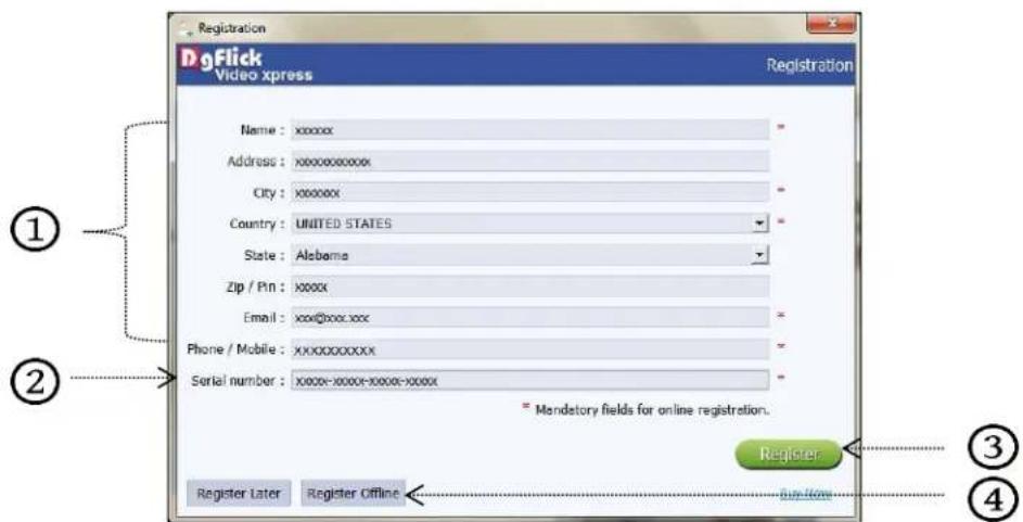 DgFlick Video Xpress - Online Registraon - 1