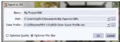DgFlick Gift Xpress - Export with JPG - 3