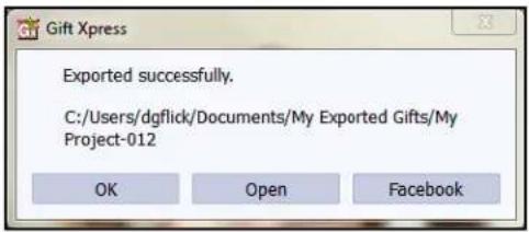 DgFlick Gift Xpress - Exporng in JPEG Format - 1
