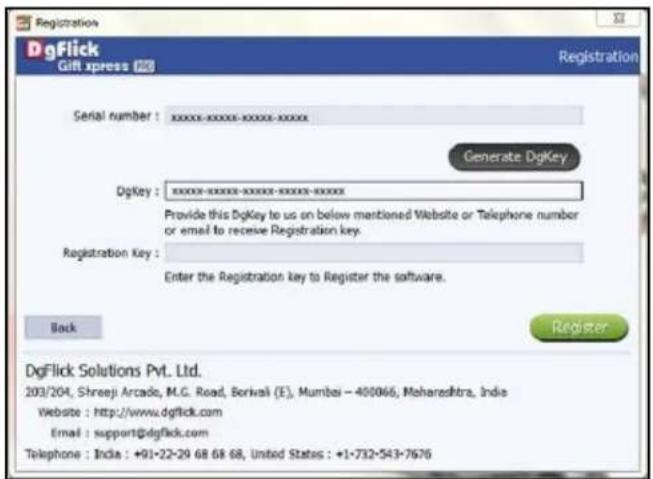 DgFlick Gift Xpress - Oine Registraon - 1