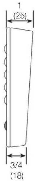 Lutron RR-T10RL-SW - Dimensions - 2
