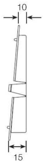 Lutron RR-T10RL-SW - Medidas - 4