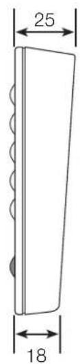 Lutron RR-T10RL-SW - Medidas - 2