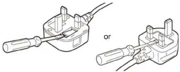 PANASONIC AV-HLC100P - How to replace the fuse - 1