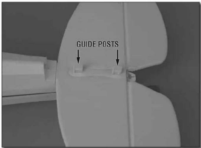 Flyzone Super Cub - Mount the Vertical & Horizontal Stabilizers (Fin and Stab) - 7