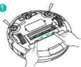 eufy RoboVac 11c Pet Edition - Clean the Rolling Brush - 1