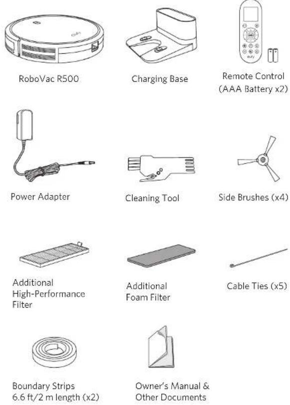 eufy RoboVac R500 - About Your RoboVac - 1