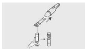 Diagram showing a device being processed with a sensor or sensor device, labeled in Chinese.