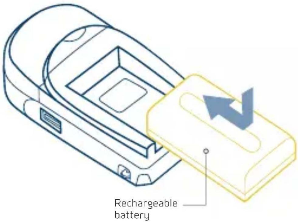 Watson C-4234 - Mount your rechargeable battery. - 1