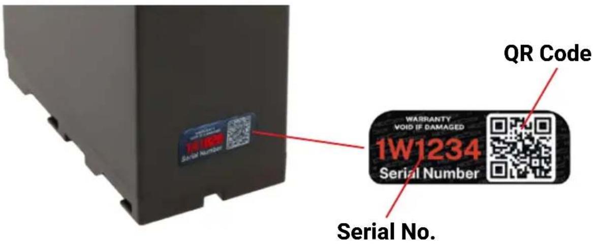 Hedbox RP-VBD78 - Sicherheits-QR-Holo-Seriennummernetikett - 1