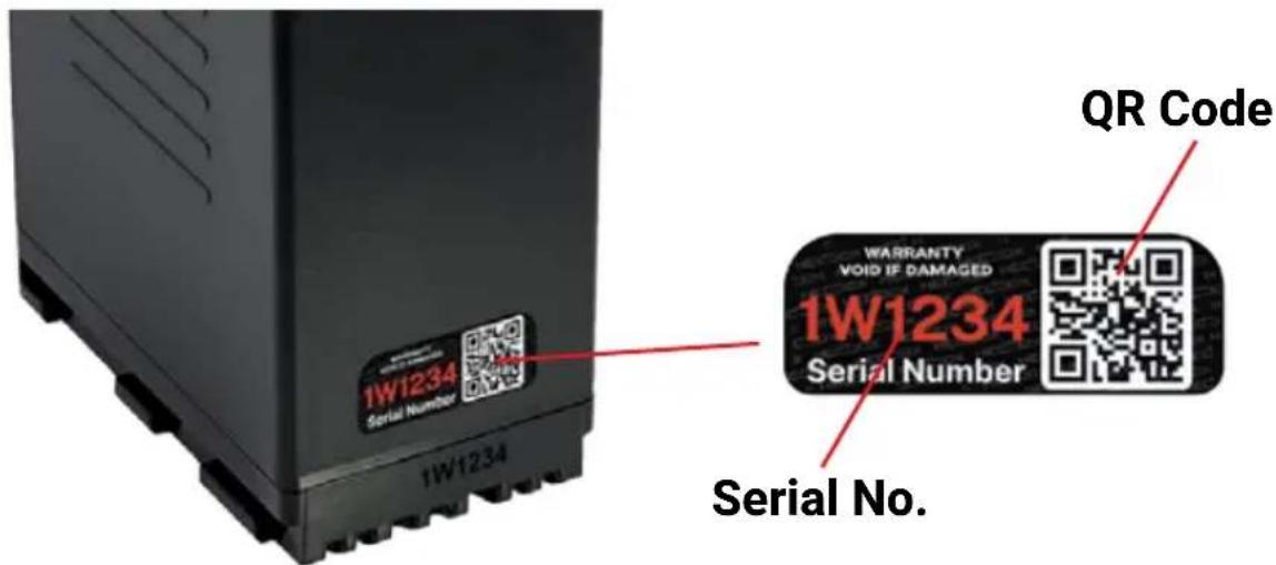 Hedbox HED-BP95D - Sicherheits-QR-Holo-Seriennummernetikett - 1