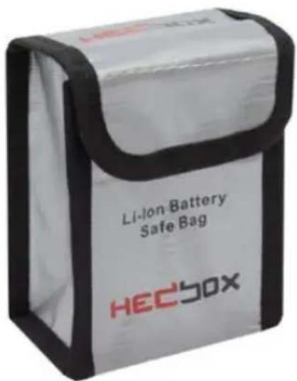 Hedbox HED-BP95D - IATA-Transportschutztasche für Lithium-Ionen-Akkus - 1