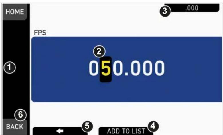 HOME FPS 1 2 050.000 6 BACK ADD TO LIST 4 3 .000