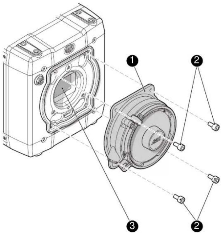 Technical diagram of a mechanical device with numbered components for identification