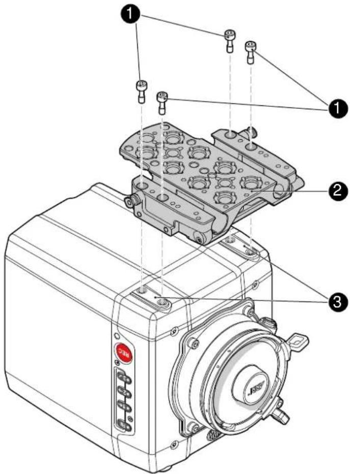 Technical diagram of a mechanical device with numbered components and labeled parts
