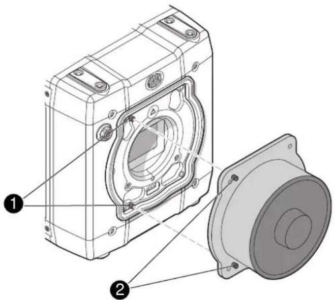 Technical diagram of a mechanical device with labeled parts, showing internal components and assembly details.