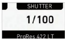 SHUTTER 1/100 ProRes 422 LT