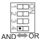 OPTEX HX-80NAM - -PIR AND/OR DIP switch - 2