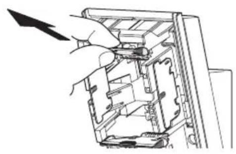 OPTEX HX-80NAM - Pull out the flap. - 1