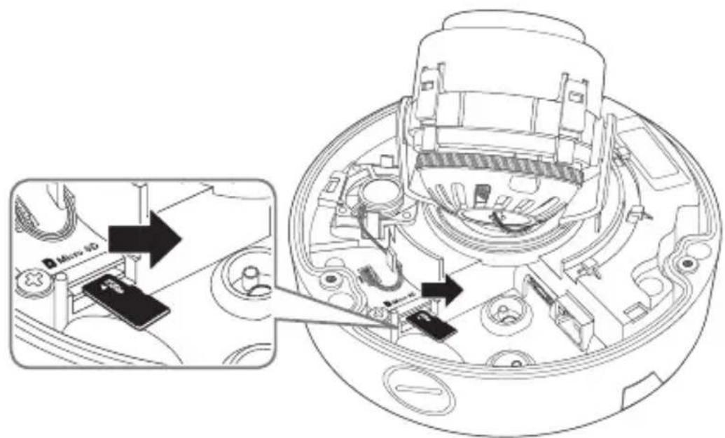 Hanwha SNB-7004 - Removing a Micro SD Memory Card - 3