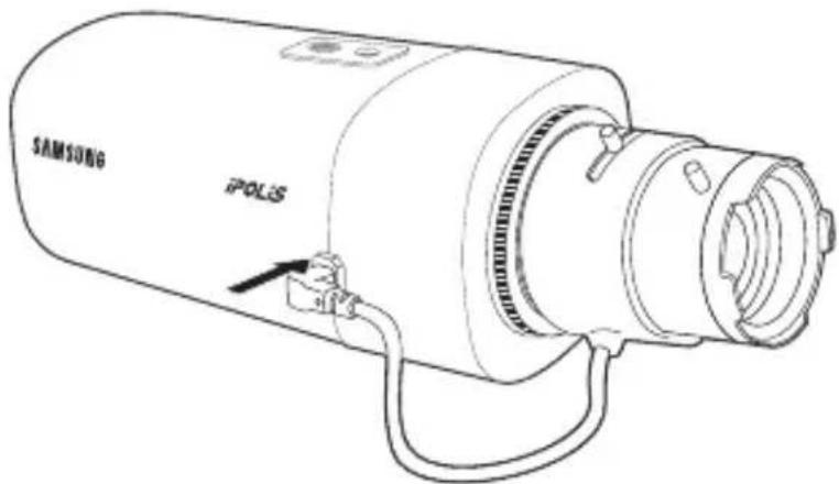 Hanwha SNB-7004 - Connecting the Auto Iris Lens connector - 1