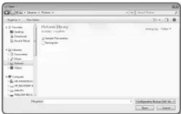 Hanwha SNB-7004 - To restore the backup settings - 2