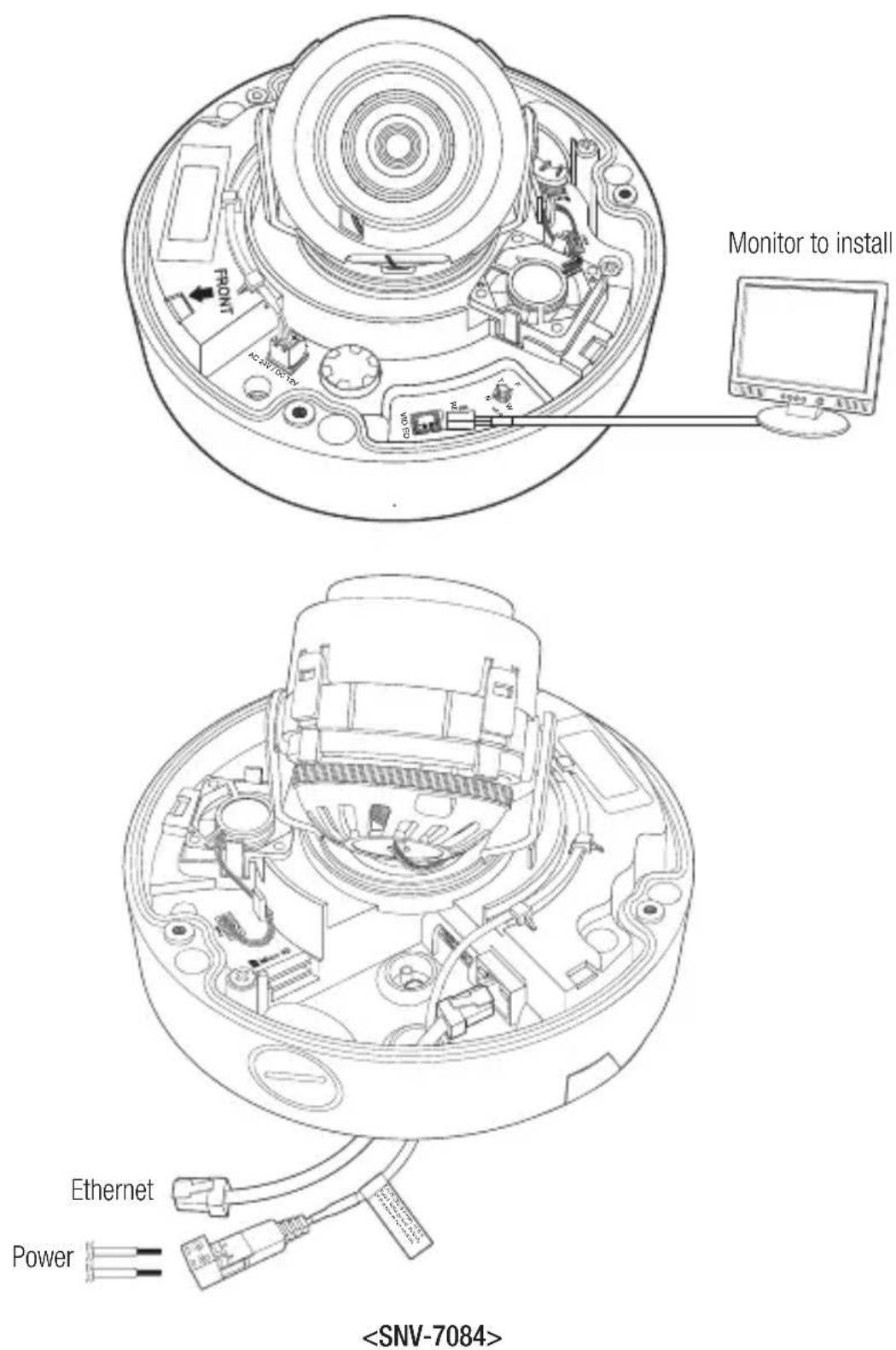 Hanwha SNB-7004 - installation & connection - 1