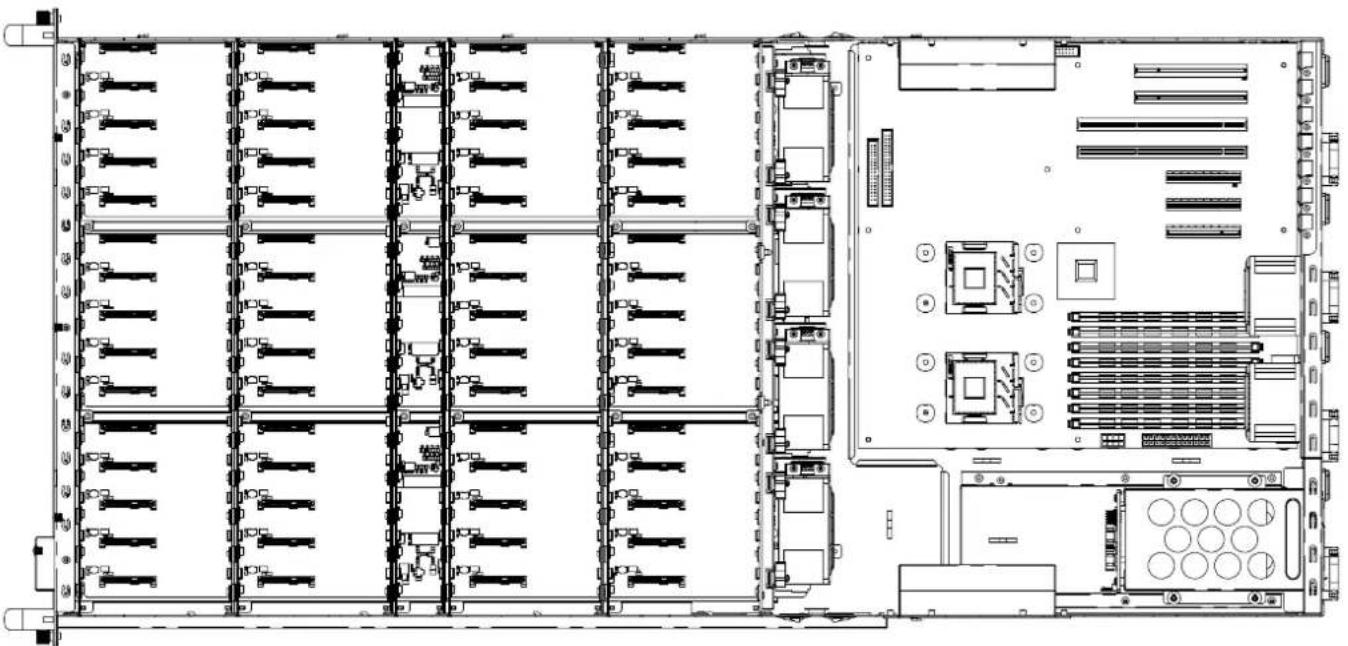 AIC RSC-4H - Removing HDD Backplane - 1
