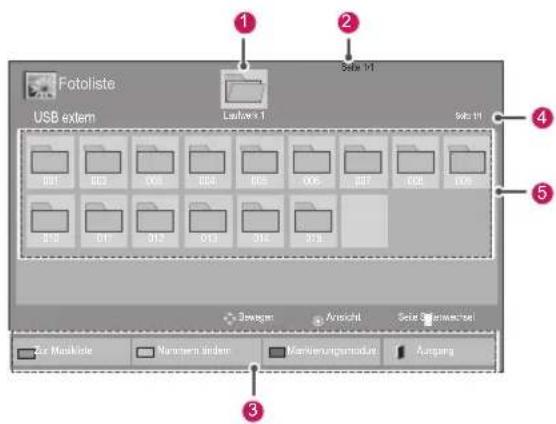 LG 55LV75A - Durchsuchen von Dateien - 2