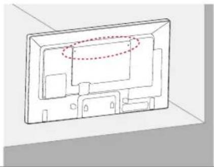 LG 55LV75A - Befestigen des Geräts an der Wand (optional) - 1