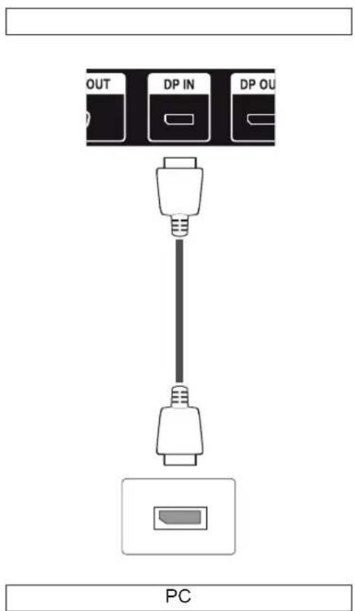 LG 55LV75A - IR-Empfängerverbindung - 2