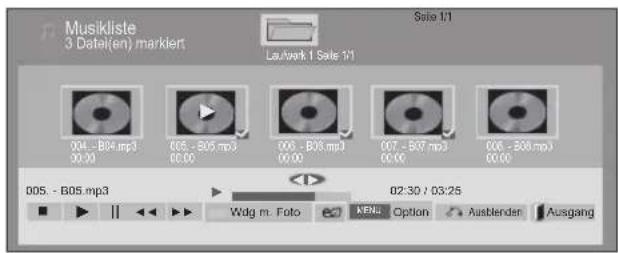 LG 55LV75A - Wiedergabe von Musik - 2