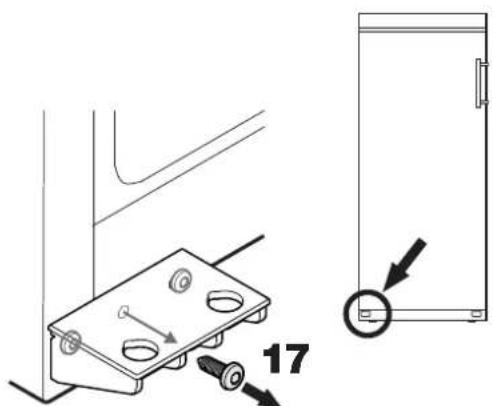 LIEBHERR WKr 3211-22 - Seitliche Neigung der Tür einstellen - 1