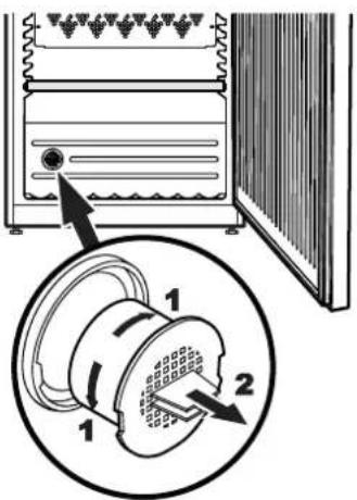 LIEBHERR WKr 3211-22 - Filter einsetzen: - 1