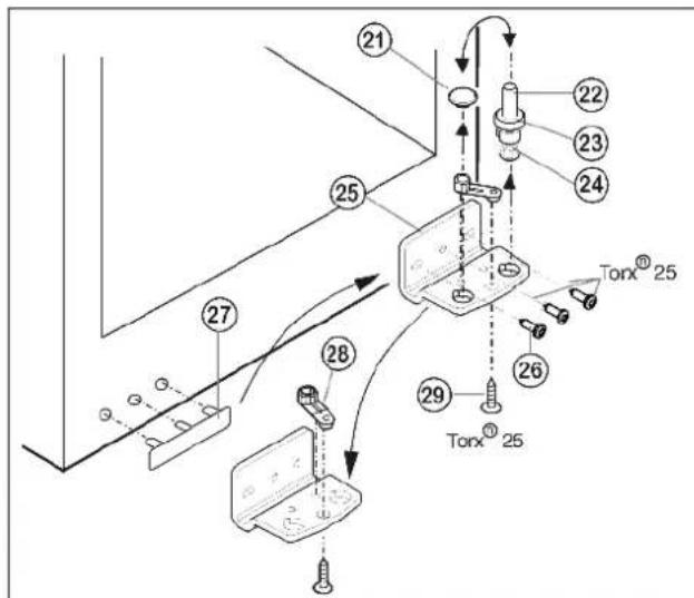 LIEBHERR CTPesf 3316-23 - Transferring the lower bearing elements - 1