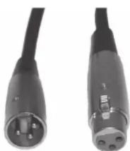 American DJ Mega QA Go - Data Cable (DMX Cable) Requirements (For DMX Operation): - 1