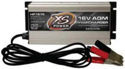 XS Power IntelliCharger HF1215 - - Back Power Switch and Front LED Indicators - 1
