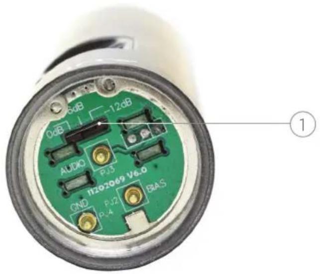Audix R62 - H60 TRANSMITTER - TOP - 1