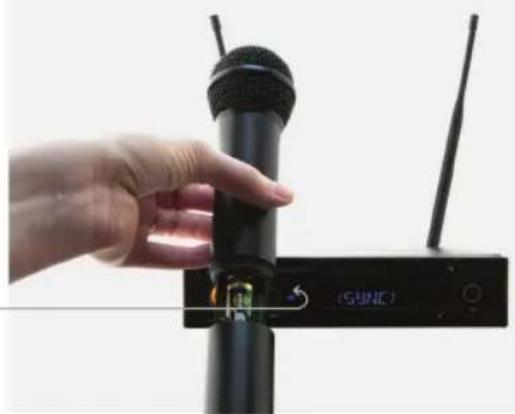 Audix R62 - Sync handheld transmitter to - 1
