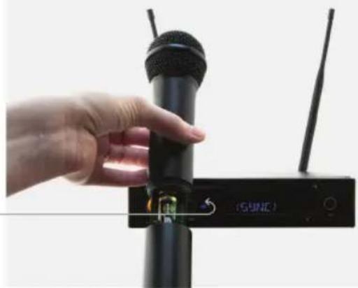 Audix H60 - Sync handheld transmitter to - 1