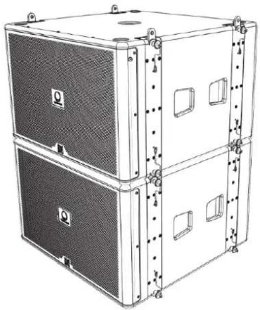 Turbosound Manchester MS215-VT - Kapitel 6: Groundstack von zwei MS215 Subwoofern - 1
