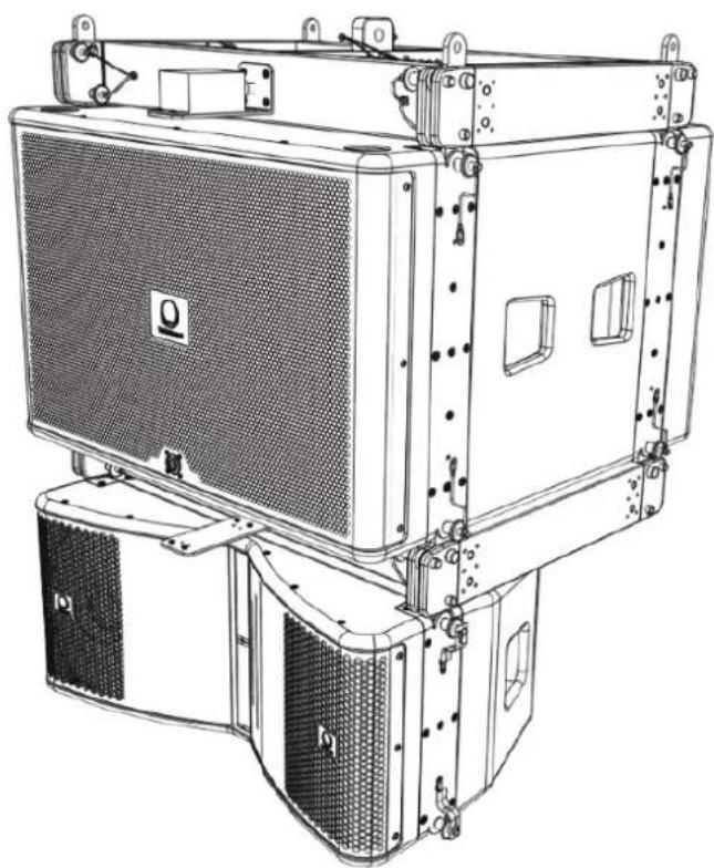 Turbosound Manchester MS215-VT - Typische Konfigurationen - 2