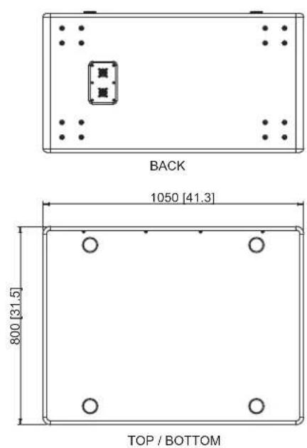Turbosound Manchester MS215-VT - Abmessungen des MS218-Subwoofers - 1