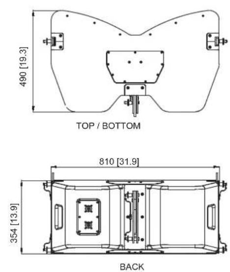 Turbosound Manchester MS215-VT - Abmessungen des MAN-FG Fly Grid - 3
