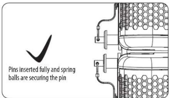 Turbosound Manchester MS215-VT - Installation des Rigging-Pins - 2