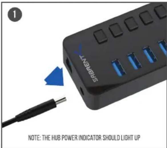 Sabrent HB-B7C3 - INSTRUCTIONS - 1