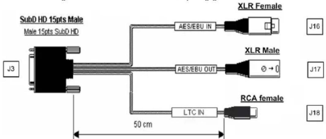 Digigram VX222e - VX222e - digital cable without GPIOs - 1