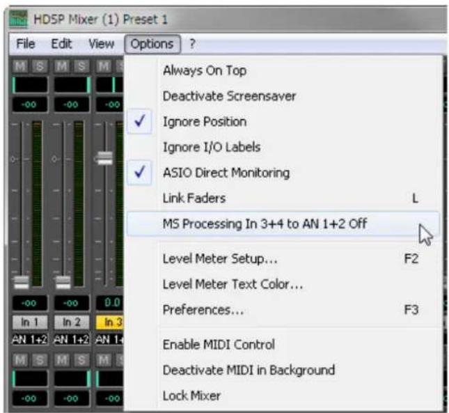 RME HDSPe RayDAT - MS Processing - 1