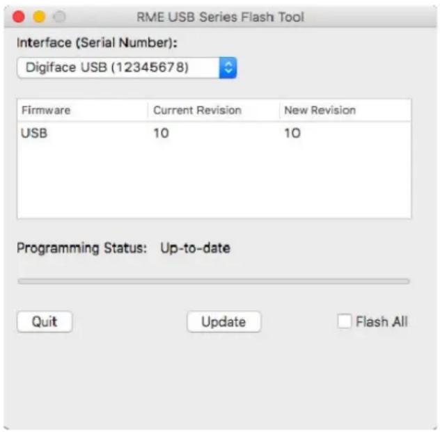 RME Digiface USB - Firmware Update - 1